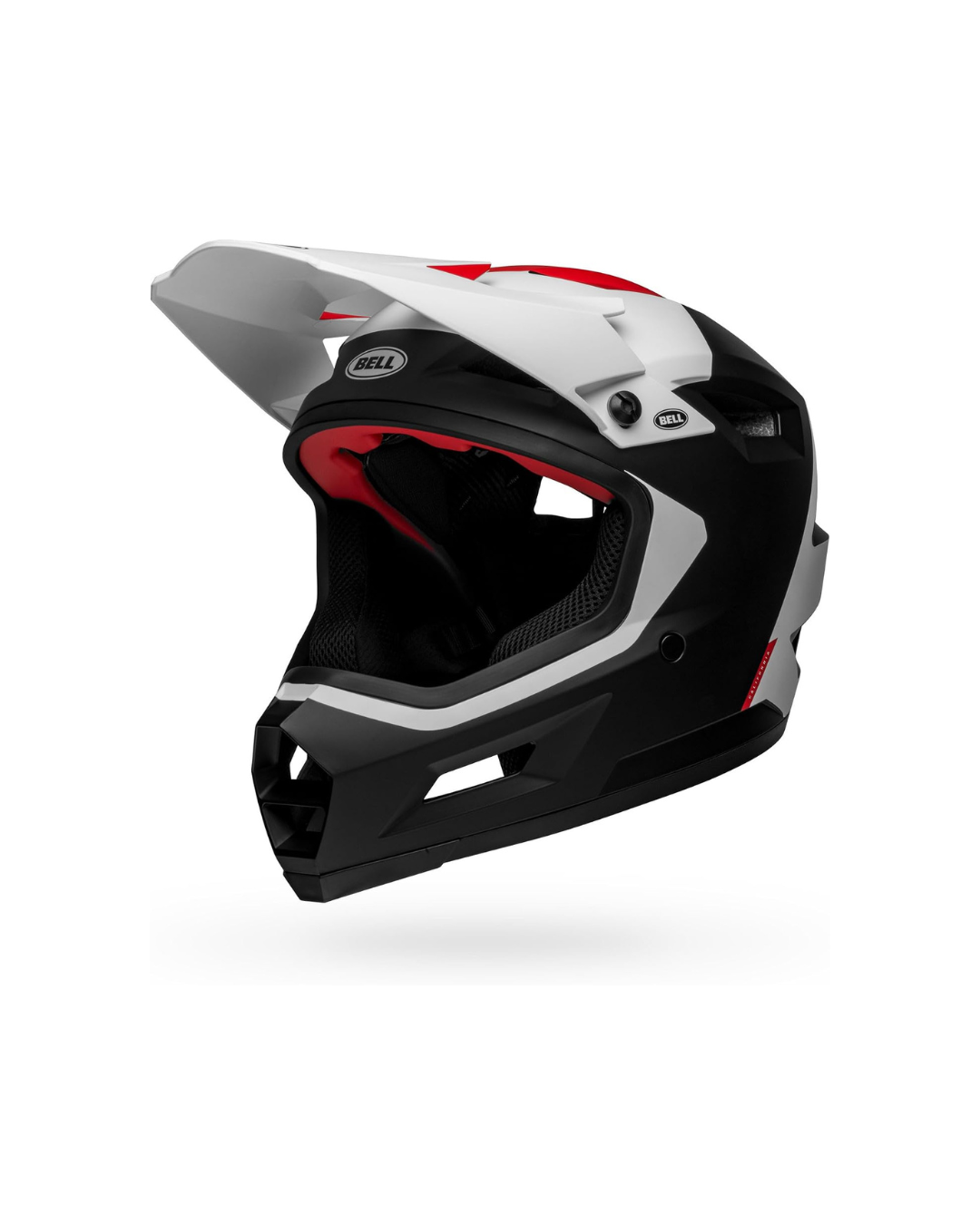 BELL Capacete Mips Para Adultos, Mountain Bike Preto Fosco/Branco