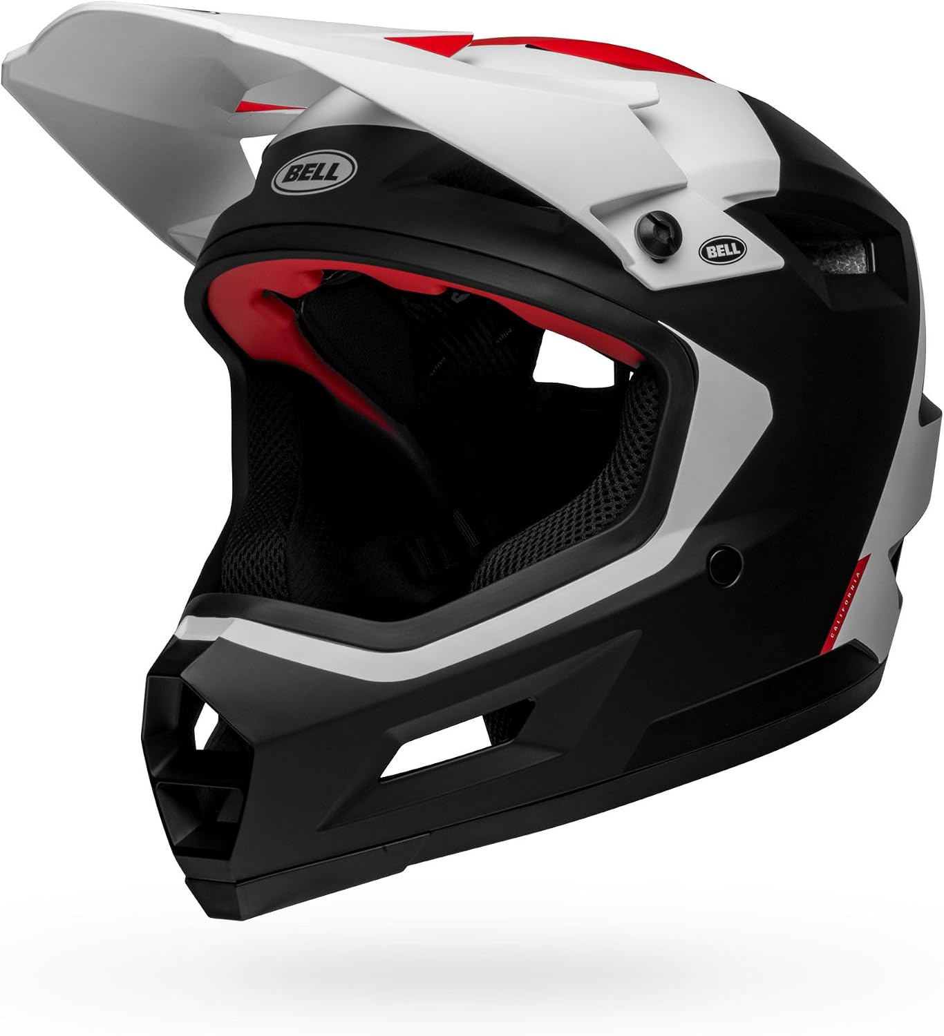BELL Capacete Mips Para Adultos, Mountain Bike Preto Fosco/Branco - Imagem 4