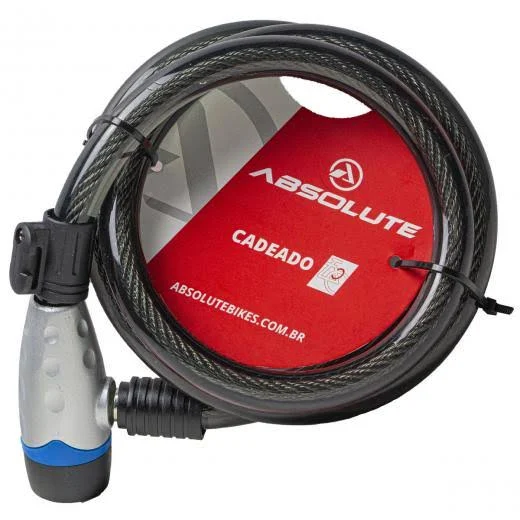 Cadeado Absolute Com Chave 1mx18mm Fume